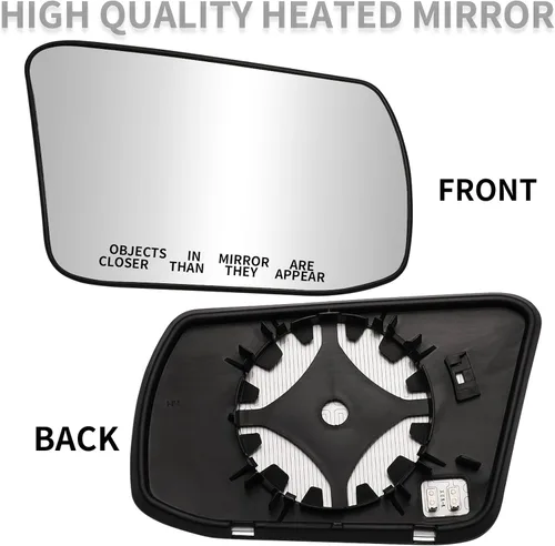 Miniatura 2 de Espejo lateral del pasajero de repuesto para Nissan Altima 2013 2014 2015 2016 2017 2018 Sentra 2013 2014 2015 2016 2017 2018 – Vidrio de espejo