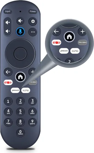 Reemplazo para control remoto de voz del reproductor de caja de transmisión Xumo TV Element, compatible con Element 65” 4K UHD HDR Xumo TV E500AC65C