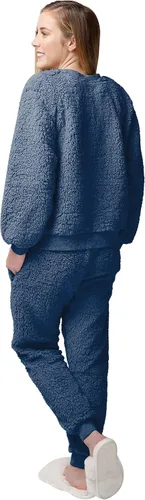 Miniatura 2 de FOCO NCAA - Conjunto de pantalones de camisa Sherpa para mujer