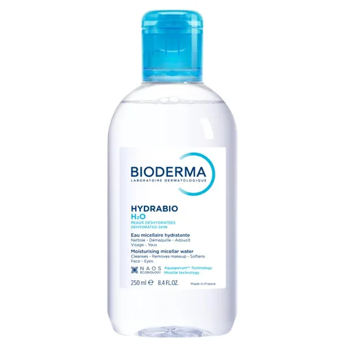 Bioderma - Agua micelar Hydrabio H2O - Limpiador facial y desmaquillante - Agua limpiadora micelar para pieles sensibles deshidratadas
