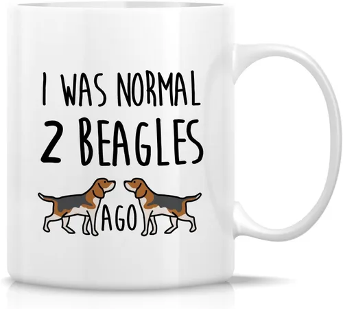 Miniatura 60 de Retreez - Taza divertida con texto en inglés "Funny Cute Golden Retriever Don't Stop Retrievin' Dog Lover", 325 ml, tazas de café de cerámica