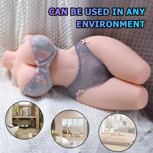 Miniatura 4 de Muñeca sexual de tamaño real de 17.8 libras con torso flexible, con textura realista de piel de cuerpo de tamaño completo, trasero suave, pechos