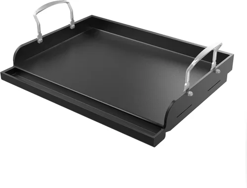 Miniatura 18 de Uniflasy Plancha Parrilla Reversible de Hierro Fundido para Estufa 16 7/8" Sartén Plancha Plana, Placa de Plancha Parrilla de Hierro Fundido