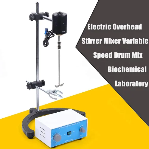 Miniatura 8 de Agitador eléctrico de arriba, mezclador de laboratorio de 0-2800rpm con tiempo y velocidad ajustable 10L mezclador de laboratorio de agitación