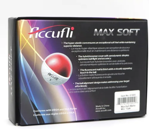Miniatura 4 de ACCUFLI Pelotas de golf Max Soft