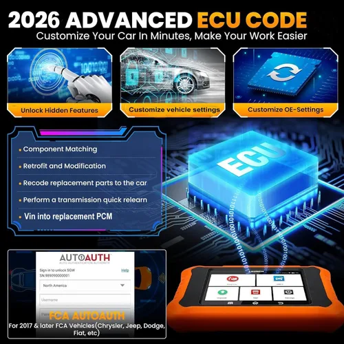 Miniatura 3 de LAUNCH Creader Elite V3.0 2026 para Mercedes-Benz MB Sprinter Maybach Herramienta de escaneo bidireccional, escáner OBD2, diagnóstico de sistema