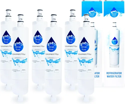 6-pack – Whirlpool ed25rfxfw03 Frigorífico Filtro de agua de repuesto Cartucho de filtro de agua para nevera Whirlpool 4396508, 4396510 COMPATIBLES