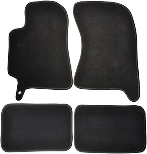 Miniatura 10 de IKON MOTORSPORTS, Alfombrillas compatibles con Subaru Impreza WRX STI 2002-2007, ajuste de fábrica, alfombrillas delanteras y traseras de nailon