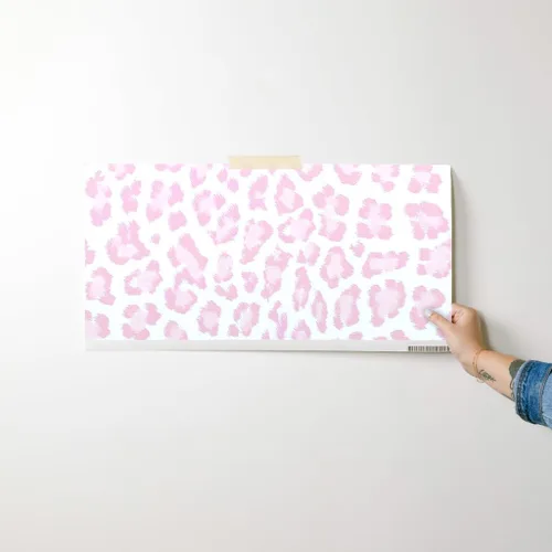 Miniatura 7 de Spoonflower Papel tapiz para despegar y pegar - Papel tapiz extraíble personalizado con estampado de leopardo rubor piel rosa Jaguar Cheetah