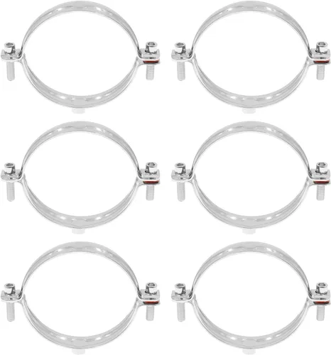 Miniatura 9 de Gancho de anillo de acero inoxidable 304, abrazadera para colgar tubos, soporte de tubo de pared ajustable, colgador de tubo de anillo dividido