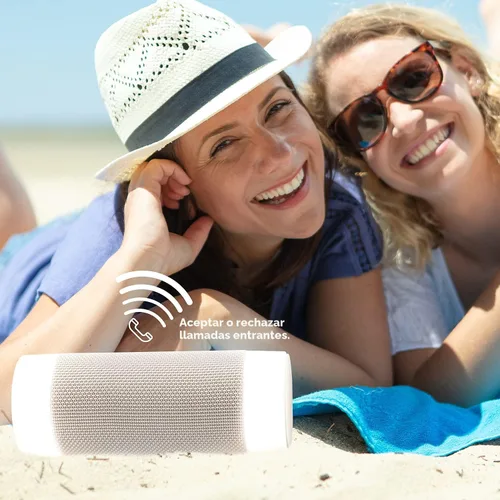 Miniatura 9 de iJoy Altavoz inalámbrico con 10 horas de reproducción: IP66 impermeable, resistente al polvo, resistente a la intemperie, altavoz Bluetooth Tiki