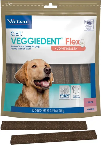 Miniatura 7 de Virbac C.E.T. VEGGIEDENT Flex - Masticables de Control de Sarro para Perros - Extra Pequeño