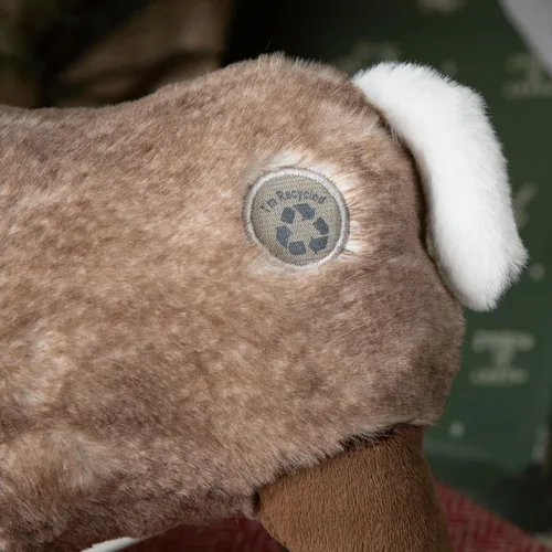 Miniatura 5 de The Petting Zoo - Muñeco de renos de peluche, regalos para niños, animales del zoológico Wild Onez, juguete de peluche Zoologee de reno de 12