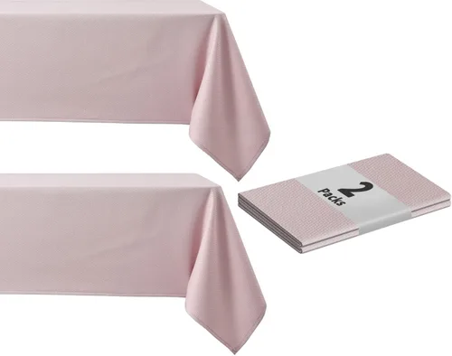 Miniatura 66 de maxmill Mantel con textura resistente a las manchas, impermeable y resistente a las arrugas, lavable, mantel suave, cubierta de mesa de tela