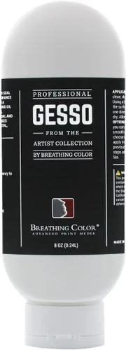 Miniatura 10 de Imprimación de lona de gesso blanco de 32 onzas ¡Dale a tu arte la mejor base prime! Evita que la pintura se absorba. Ya sean acrílicos, óleos