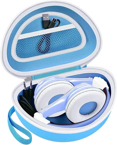 Miniatura 14 de ANKHOH Funda para eKids, para Beats Studio Pro, Solo3, Studio3, Solo2, auriculares inalámbricos Bluetooth portátiles, para niños y niños pequeños