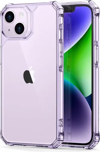 Miniatura 9 de ESR Funda para iPhone 14/iPhone 13, protección de grado militar con esquinas que absorben los golpes, parte trasera acrílica resistente a los Azul