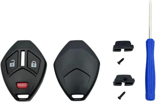 Miniatura 3 de Funda de repuesto para mando a distancia sin llave para Mitsubishi Eclipse Endeavor Galant Lancer Outlander (3 botones paquete 1)