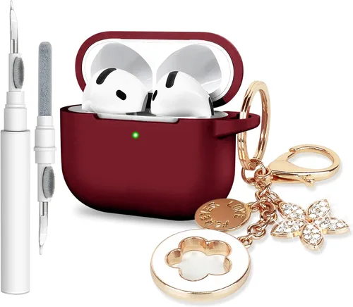 Miniatura 18 de Funda para Apple Airpods 4 – VOTILE Airpods 4 Fundas 2024 Funda de silicona para mujer iPod 4 auriculares inalámbricos Accesorios Fundas de carga Té