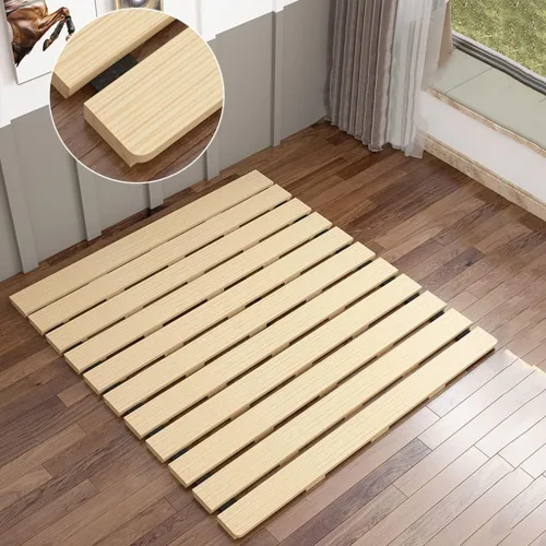 Miniatura 4 de Tabla de cama plegable, Tatami Bedstead de madera maciza a prueba de humedad, marco de tablón plegable y transpirable (tamaño : 23.6 x 74.8 in)