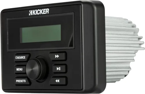 Miniatura 7 de Kicker 46KMC3 Centro multimedia estilo medidor resistente a la intemperie con Bluetooth