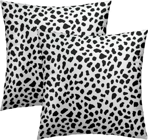 Miniatura 57 de Funda de almohada marrón con estampado de leopardo - 2 piezas Funda de almohada de guepardo de 16x16 pulgadas Fundas de almohada de algodón