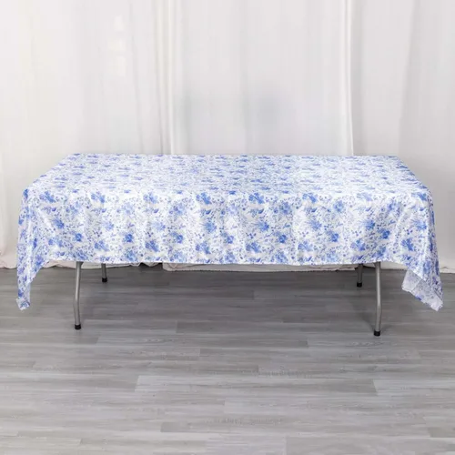 Miniatura 17 de Efavormart - Mantel rectangular de satén, 90 x 132 pulgadas, suave, oblongo, lavable, mantel decorativo de tela sedosa para bodas, fiestas, Plata