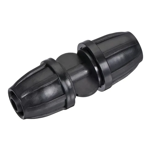 MECCANIXITY Tubo recto de riego por goteo de 0.315 in/0.433 in para jardín, cinta de goteo, sistema de rociadores, color negro, paquete de 8