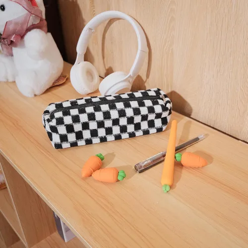 Miniatura 2 de Estuche para lápices, estuche para bolígrafos, bolsa de almacenamiento para oficina, universidad, escuela, organizador porta bolsa caja, bolsa