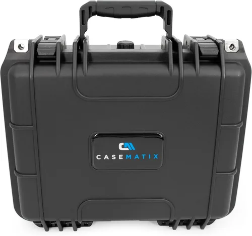 Miniatura 9 de CASEMATIX Two Gun Hard Case for 2 Handguns - TSA Approved Waterproof & Shockproof 2 Pistol Hard Case, Double Handgun Case with Accessory Storage for