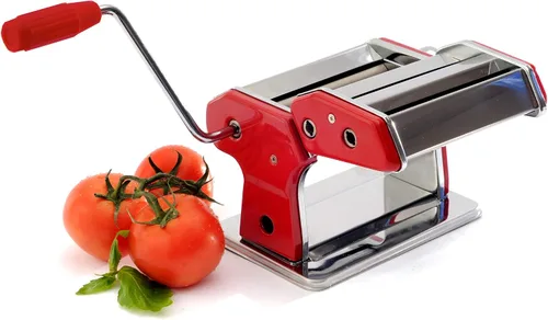 Miniatura 6 de Norpro Máquina de pasta 1049R, color rojo Plateado/Rojo