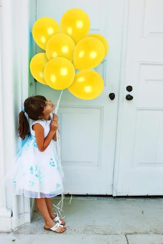 Miniatura 4 de Treasures - Globos metálicos de un solo color Amarillo claro