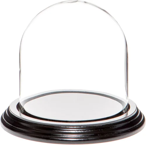Miniatura 10 de Plymor Cúpula de cristal de 4 x 4 pulgadas (base de madera MDF negra)