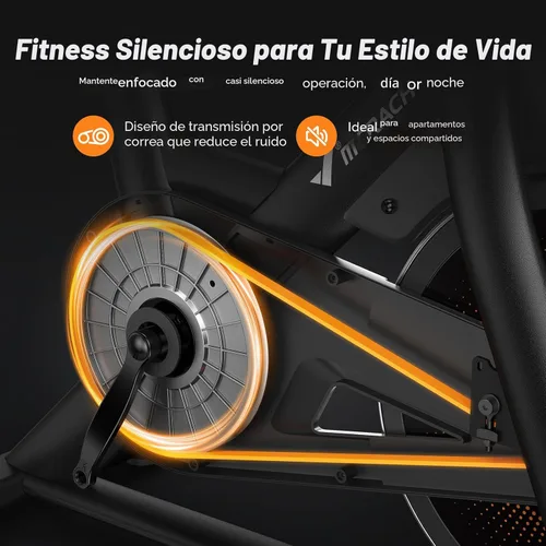 Miniatura 3 de Merach Magnetic Exercise Bike, Heavy Duty Stationary Bike with Automated Resistance, 300 350 Lbs Weight Capacity, Low Noise Indoor Workout Bike for