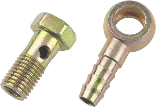 Miniatura 3 de 2 juegos de accesorios de tornillo de púas para manguera de banjo M12, tornillo de banjo, arandela aplastante, kit para automóvil y motocicleta