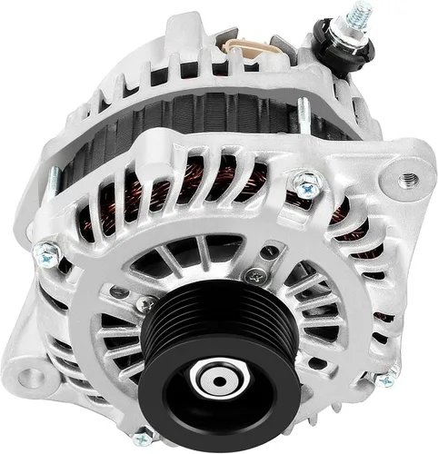 Miniatura 31 de SCITOO Nuevo alternador apto para Nissan para Pickup D21 2.4L 1995 1996 1997 2.4-12V 60 Amp CW 1-Groove Polea, reemplazo OE 23100-0S300