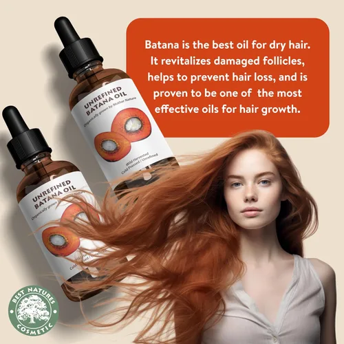 Miniatura 4 de Best Nature's Cosmetics Aceite de batana para el crecimiento y reparación del cabello: aceite de batana crudo de Honduras - 100% puro y natural
