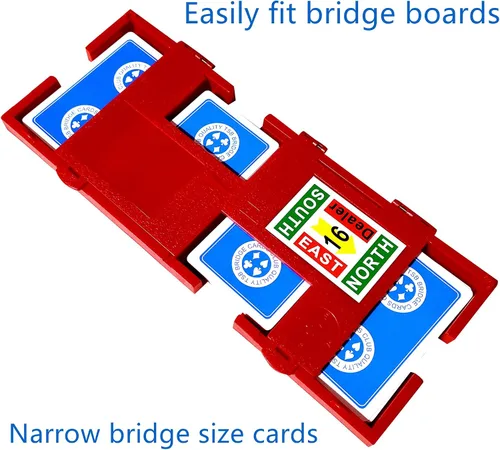 Miniatura 9 de TSB Paquete de 12 cartas de puente de impresión estándar, 6 colores, fácil almacenamiento