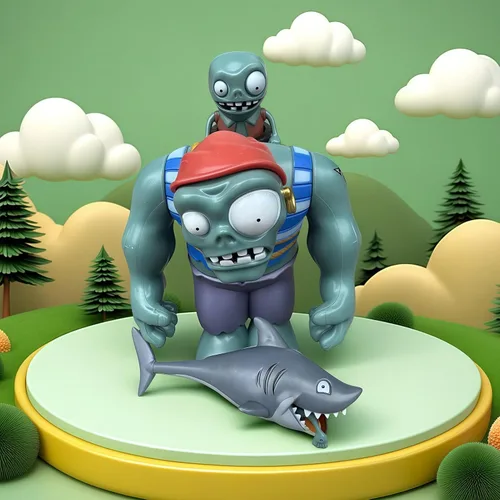 Miniatura 6 de JHESAO Plantas y Zombis - Figuras de acción de juguetes, set de zombis PVZ, serie 1 y 2, grandes regalos para niños y fanáticos, para cumpleaños