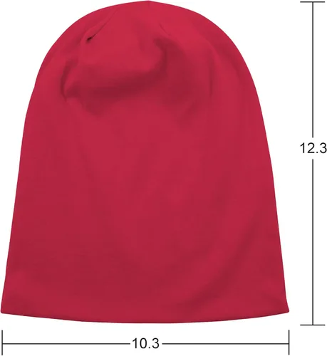 Miniatura 2 de Zando Gorro de algodón para hombre, gorro de calavera, para correr, ligero, hip-hop, enano, gorro para mujer