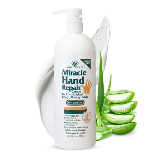 Miniatura 4 de Miracle - Crema reparadora de manos para manos secas y agrietadas, 1 onza, la mejor crema curativa de manos con 60% de aloe vera, hidratante