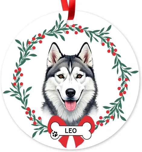 Miniatura 12 de Adorno de Navidad personalizado de Beagle, adorno personalizado con nombre de mascota, regalos para los amantes de los perros Beagle, decoración