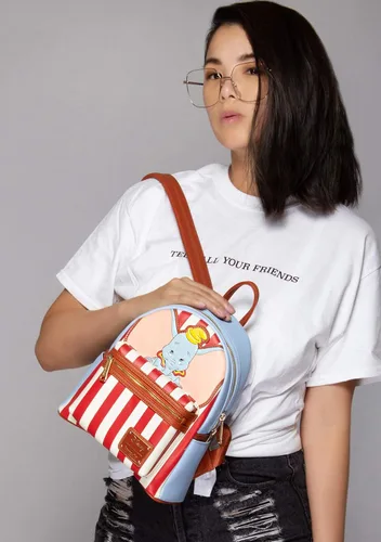 Miniatura 4 de LOUNGEFLY X DISNEY Dumbo Stripe Star of The Show Mini mochila