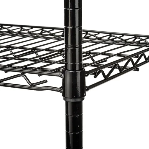 Miniatura 5 de Nexel Unidad de Estantería de Alambre Ajustable Económica, 4 Niveles, Estante de Almacenamiento Comercial Certificado NSF, 18" x 48" x 74", Epoxi
