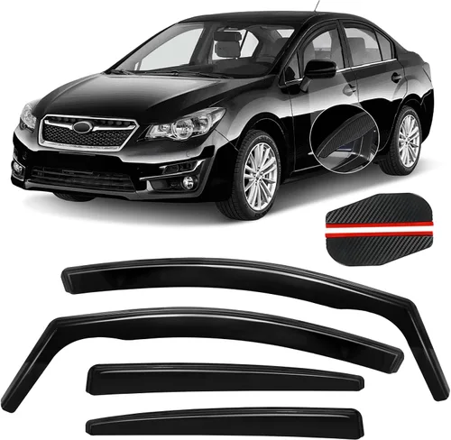 Miniatura 26 de Protectores de lluvia in Channel para Jeep Grand Cherokee L 2021, 2022, 2023, 2024, 2025 2026, deflectores de viento laterales duraderos, viseras