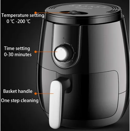 Miniatura 4 de Freidora de aire eléctrica, freidora de aire totalmente automática, sin aceite, freidora eléctrica multifunción, máquina de papas fritas de gran