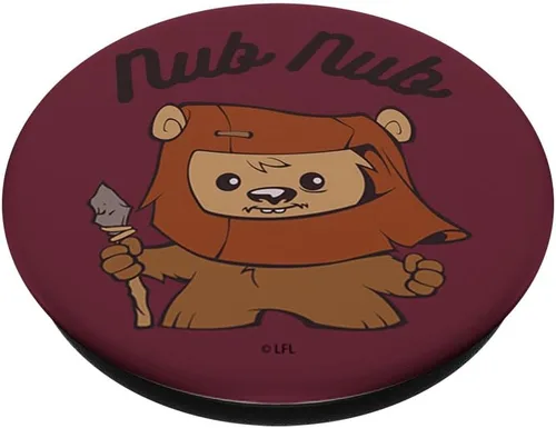 Miniatura 2 de Star Wars Ewok Nub Nub Cartoon PopSockets PopGrip: agarre intercambiable para teléfonos y tabletas