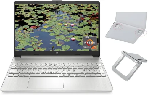 HP Pantalla HD de 15.6 pulgadas | Procesador AMD Ryzen 5 5500U (Beat i7-1195G7) | 16 GB de RAM | SSD de 1024 GB | Cámara HD AMD Radeon Graphics True