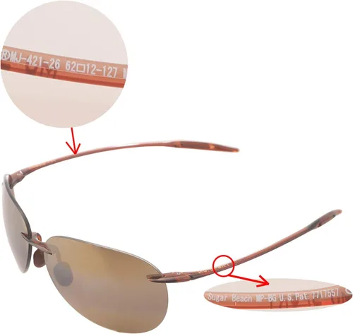 Miniatura 6 de Walleva lentes de repuesto para gafas de sol Maui Jim Sugar Beach Múltiples opciones disponibles