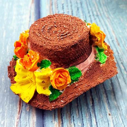 Miniatura 5 de Molde de silicona para sombrero de sol para fondant, chocolate, caramelo, pastel, decoración de pasteles, herramientas de pastelería, molde de jabón